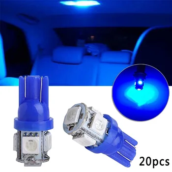 

Car License Light T10 LED Super Bright Bulbs 2825 192 194 5050 5 SMD Driving Beam Auto Bar Interior Parts Lamps