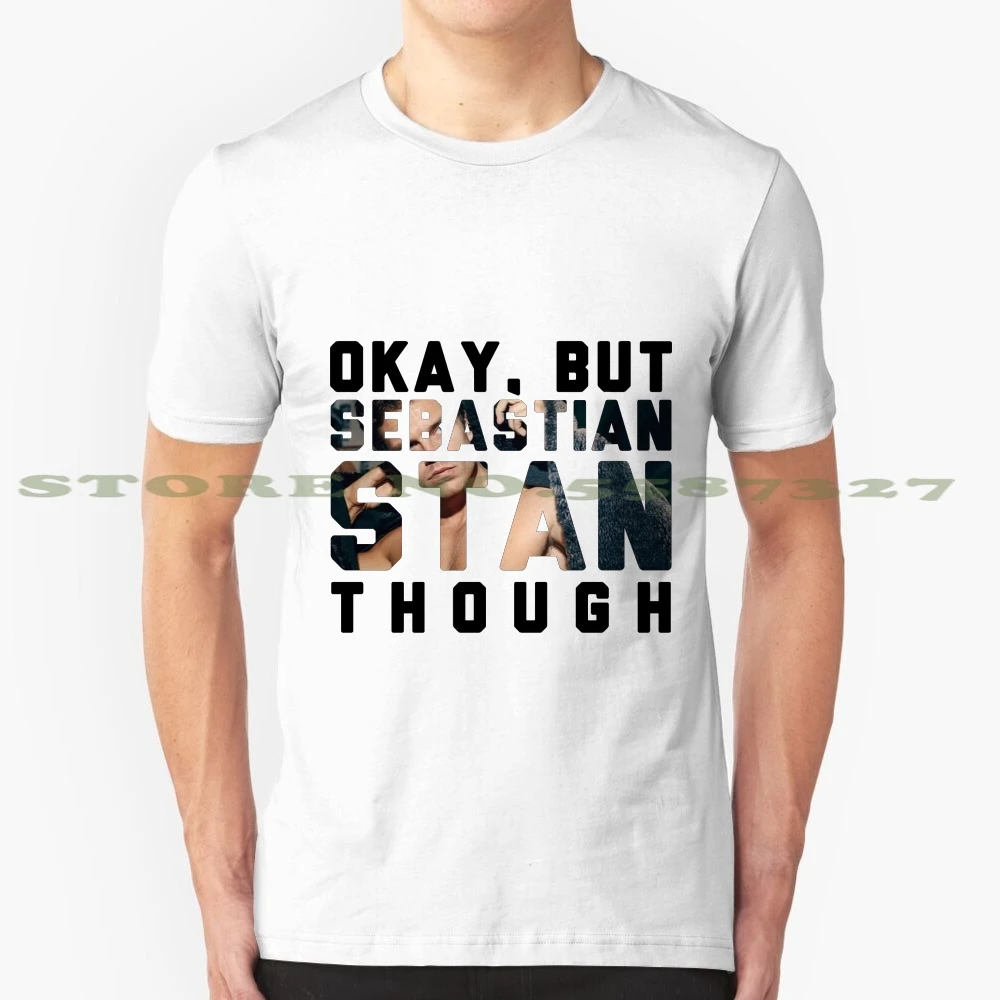 Sebastian Stan Though Summer Funny T Shirt For Men Women Sebastian Stan Bucky Barnes Carter Baizen Gossip Girl T Shirts Aliexpress