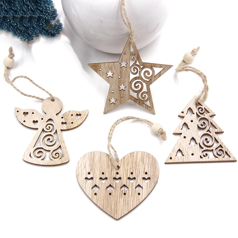 6pcs Christmas Wooden Pendants Ornaments Xmas Snowflake Tree Ornament DIY Wood Crafts Kids Gift For Home Christmas Party
6pcs Christmas Wooden Pendants Ornaments Xmas Snowflake Tree Ornament DIY Wood Crafts Kids Gift For Home Christmas Party