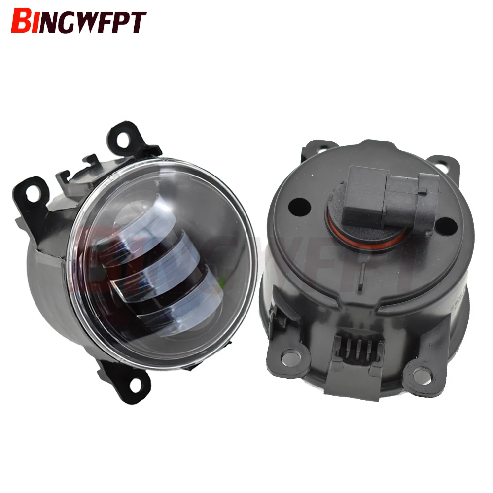 

2pcs LED Fog Light Lamp Front Bumper Light For Renault Duster Captur Koleos Scenic Twingo Latitude Fluence Kadjar Kwid Lodgy