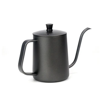 

Stainless Steel Coffee Pot Pour Over Kettle Gooseneck Long Narrow Drip Spout Coffee Tea Pot 600ML Kitchen Household Supplies
