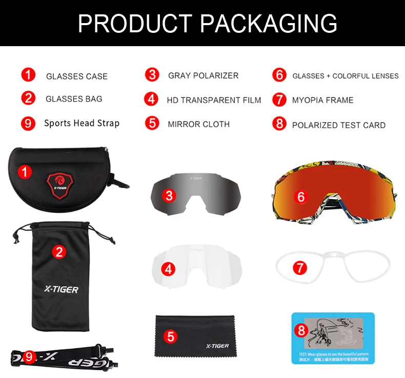 Ceny X TIGER wiatr kolarstwo okulary dla mężczyzny kobiety spolaryzowane okulary rowerowe szosowe Mountain MTB Bike okulary gogle okulary rowerowe