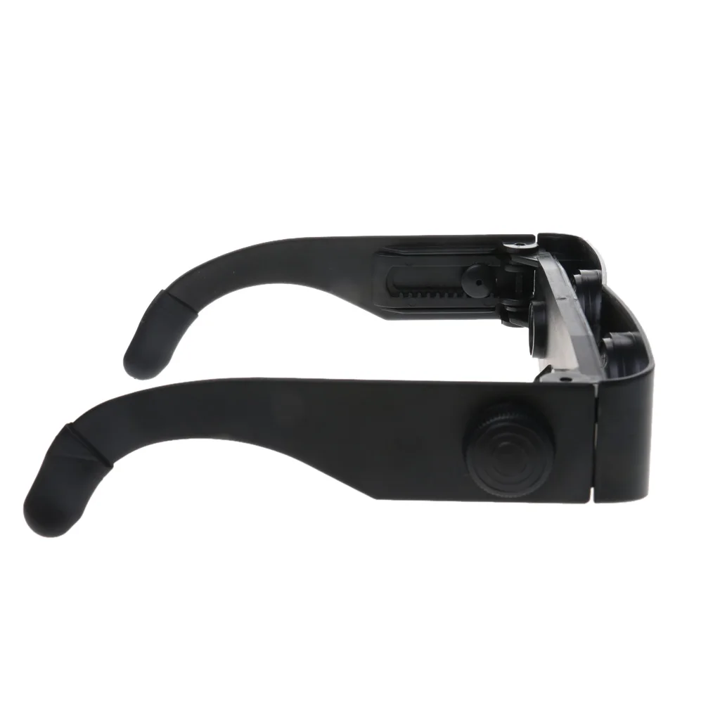 Eyeglasses Style Black Frame Magnifier Telescope Binoculars for Fishing