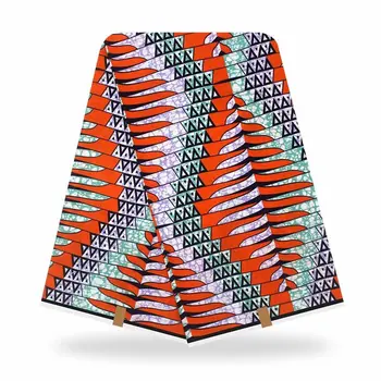 

African Wax Fabric 100% cotton High Quality African Fabric Wax Print Ankara Wax For Sewing 6yards Women Fabric