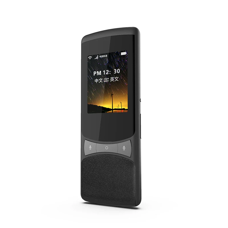 AI Smart Voice Translator 4G/WIFI E-SIM 51 Language 512M/4GB 2.4inch Screen Camera noise reduction MIC 5 Day Standby Translal