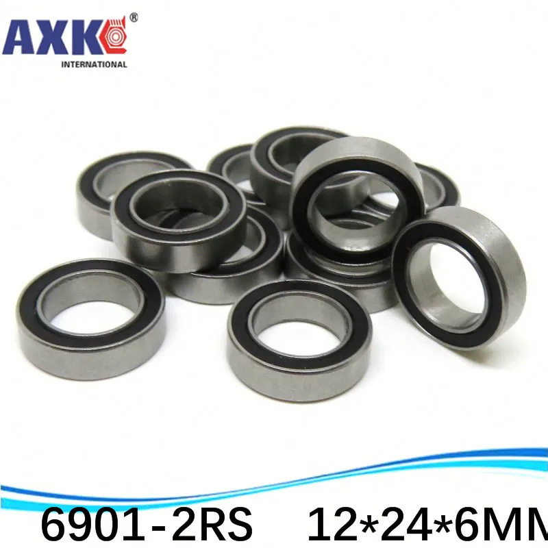Высокое качество нержавеющая сталь подшипника SS6901-2RS 6901 S6901-2RS S61901-2RS S6901RS S6901RZ 12*24*6 мм 440C материал