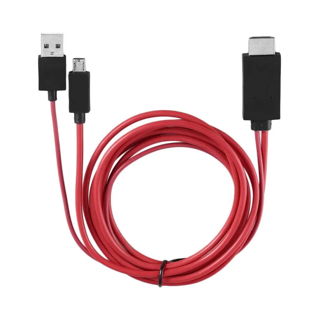 Кабель-переходник с Micro USB на HDMI 1080P MHL HDTV для Samsung Huawei Sony HTC LG | Электроника