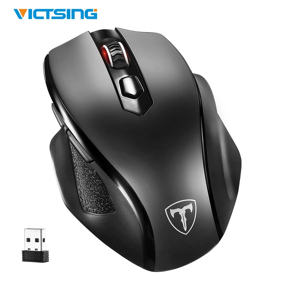 Беспроводная мышь Victsing с нано USB Приемником обновленная полноразмерная