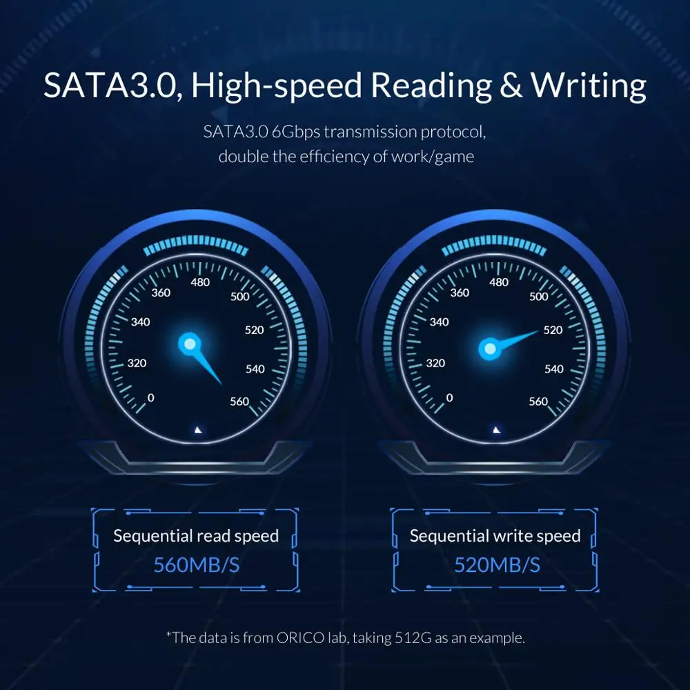 ORICO твердотельный жесткий диск 128 ГБ 256 512 1 ТБ SSD 2,5 дюймов SATA SSD 1 ТБ Внутренний твердотельный диск для настольного компьютера ноутбука