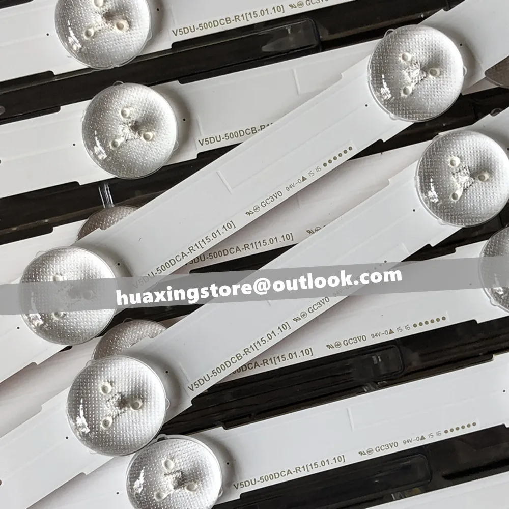 New 5set=60pcs LED Backlight strip for Samsung UE50JU6400 UN50JU6500 V5DU-500DCA-R1 500DCB BN96-34795A 34796A S_5U70_50_FL_L7 R6