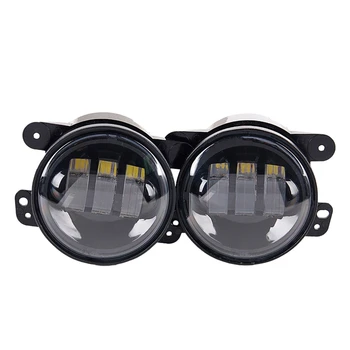 

2Pcs 4 Inch 30W Fog Light LED Front Bumper Lights for Jeep Wrangler JK 2007-17
