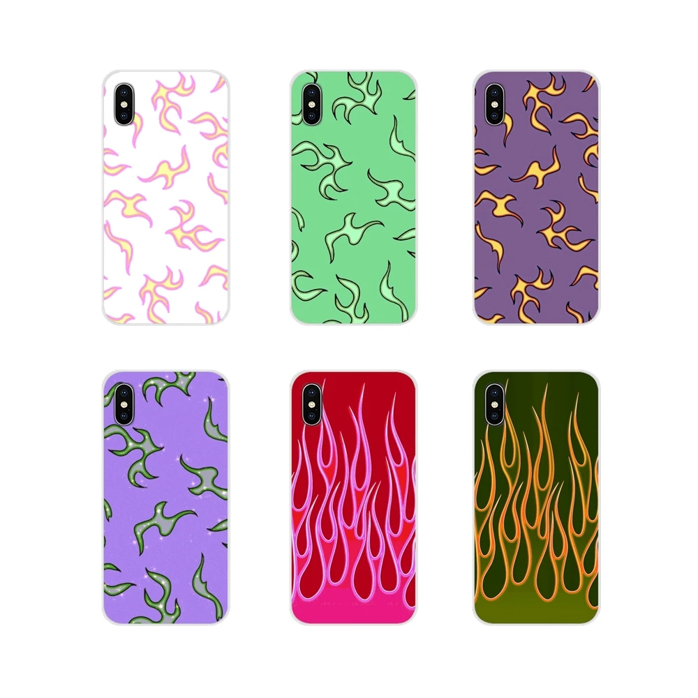 Artistic personality flame Accessories Phone Shell Covers For Samsung Galaxy S2 S3 S4 S5 Mini S6 S7 Edge S8 S9 S10E Lite Plus | Мобильные