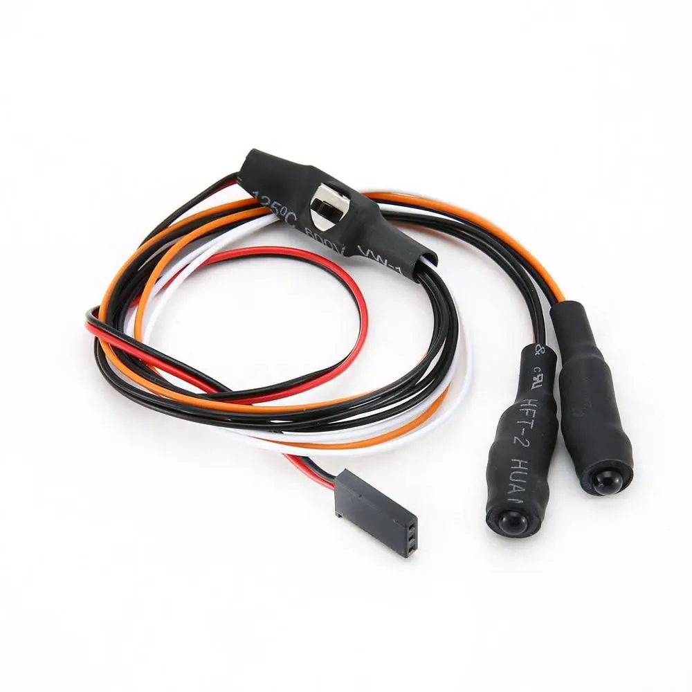 

2Leds Angel Eyes LED Headlight Back Light 4.2V-6V Bright LED Light Headlight for 1:10 RC Truck Car Tamiya Car
