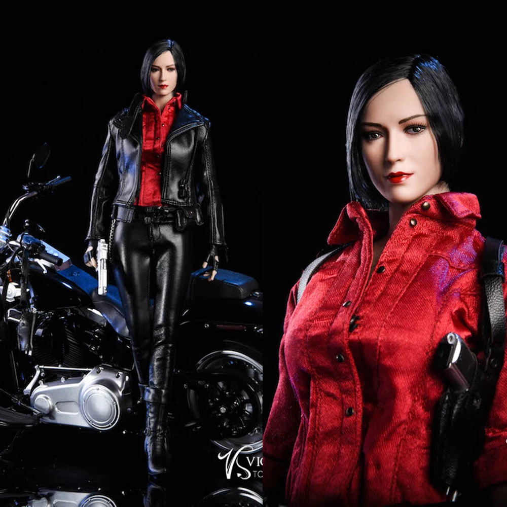 VStoys 1/6th Ada Wong Locomotive girl leather coat model For 12" Female Action 