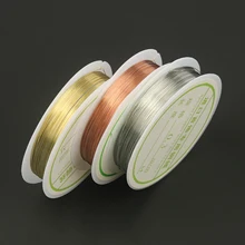 

Long-lasting Fixed Color Copper Wire 0.2MM-1MM Beading Cord String Thread DIY for Jewelry Making Bracelet Earrings Accessories