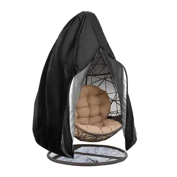 

Outdoor Swing Chair Dust Covers Rattan Swing Patio Garden Weave Hanging Egg Chair Seat Cover Anti-UV Waterproof Furniture Cover