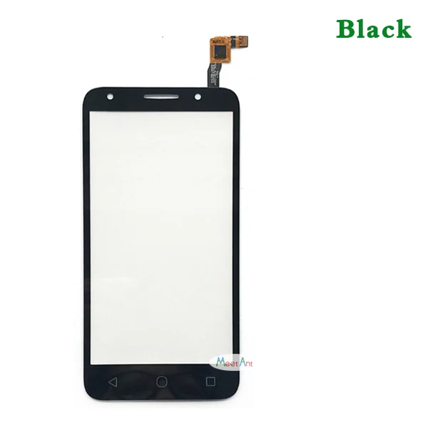 Замена 5," для Alcatel One Touch pixi 4 pixi4 5045 OT5045 сенсорный экран дигитайзер сенсор внешняя стеклянная панель объектива - Цвет: Черный