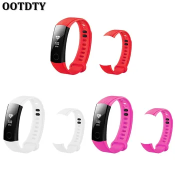

OOTDTY Replacement Silicone Adjustable Wrist Watch Band For Huawei Honor 3 Bracelet