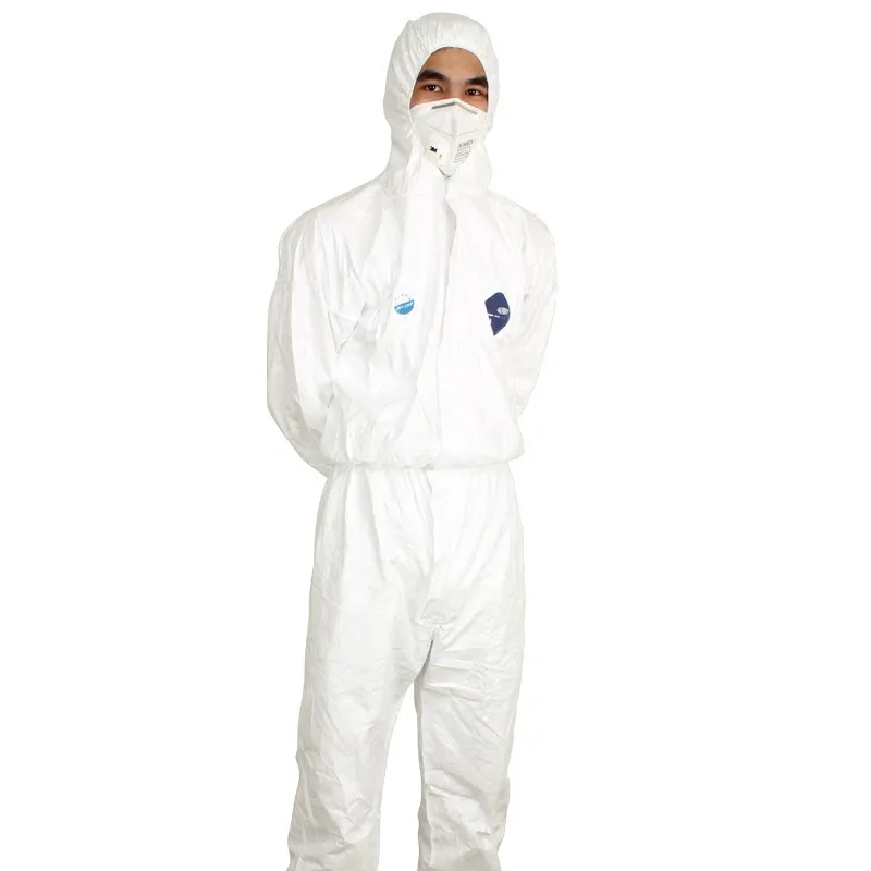 

Workshop Protective Workwear Men Dust-proof Industry Laboratory Chemical High Quality Breathable Soft White Experiment Clothes