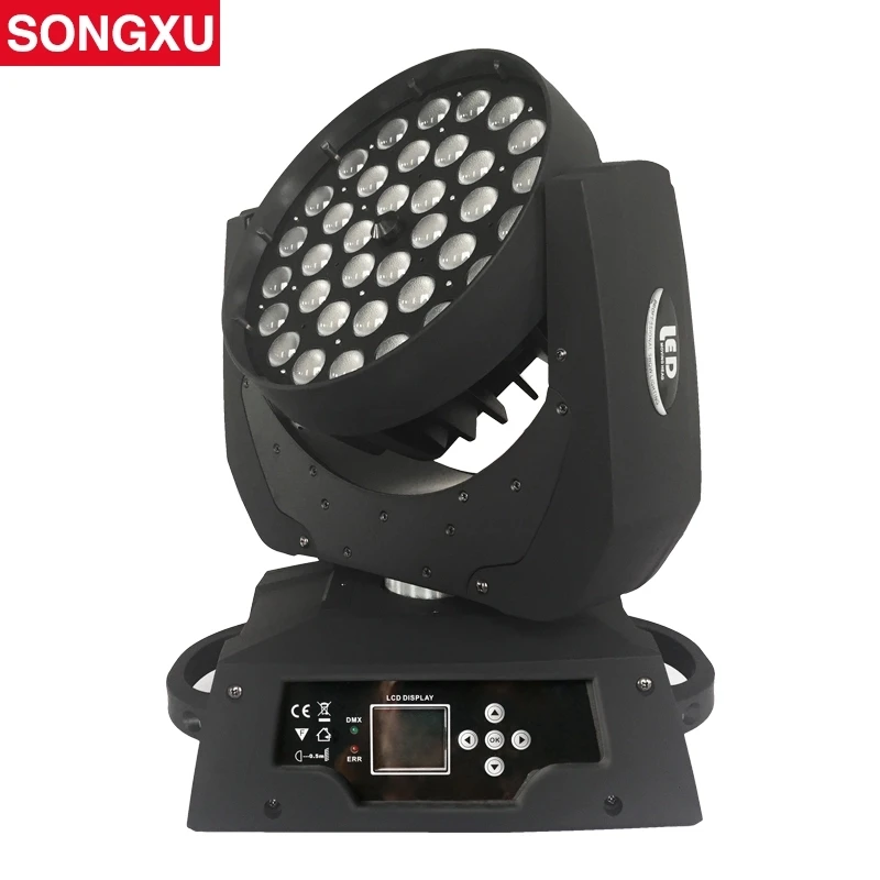 Led zoom wash 36x10 Вт rgbw 4в1 мойка moving head светильник/SX MH3610Z|Эффект освещения сцены| |