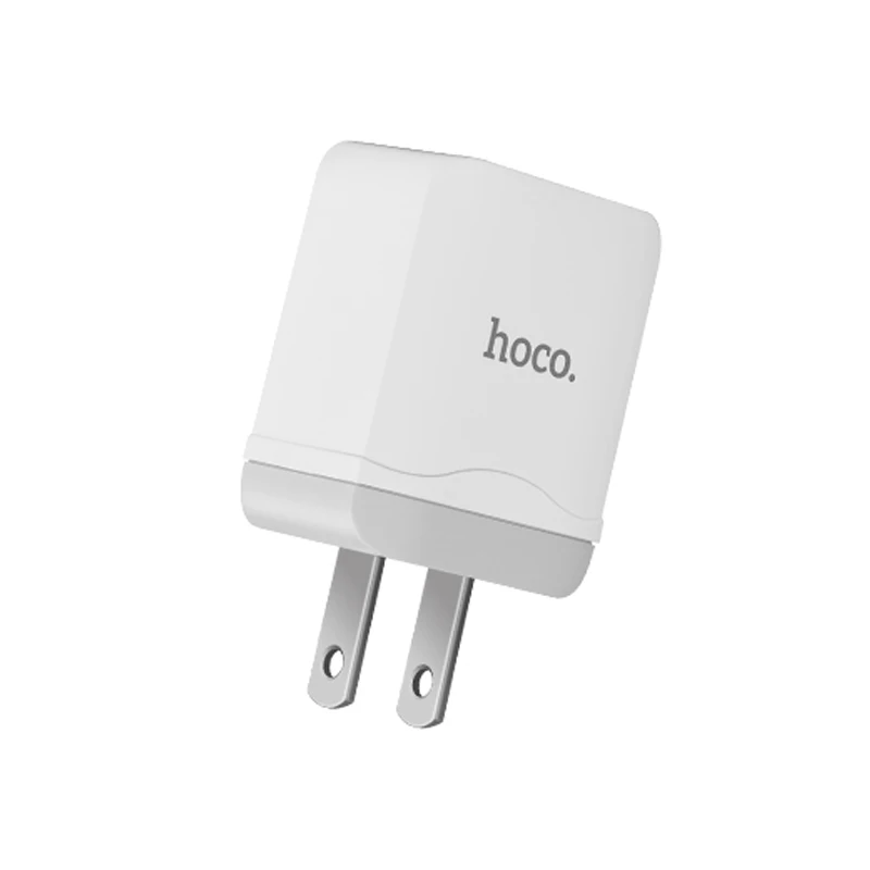 HOCO C22 20 шт./лот 5 в 2.1A USB зарядное устройство для iPhone 11 Xs Max US Plug настенное зарядное устройство адаптер для samsung Xiaomi huawei