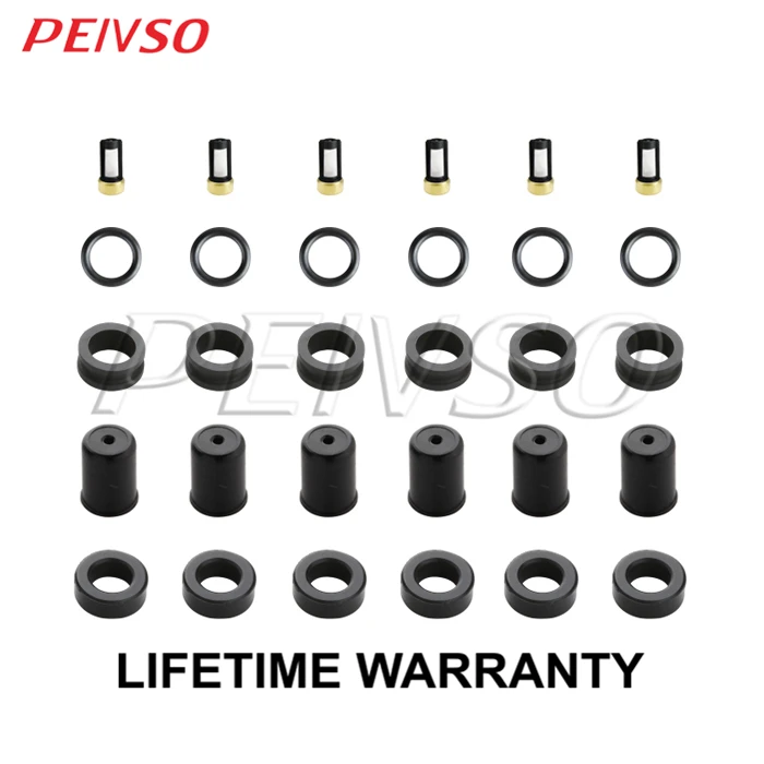 V6 Mits 3.0 Fuel Injector Service Repair Kit Orings Filters Pintle Caps CSKDO66 V6 Mits 3.0 Fuel Injector Service Repair Kit Orings Filters Pintle Caps CSKDO66