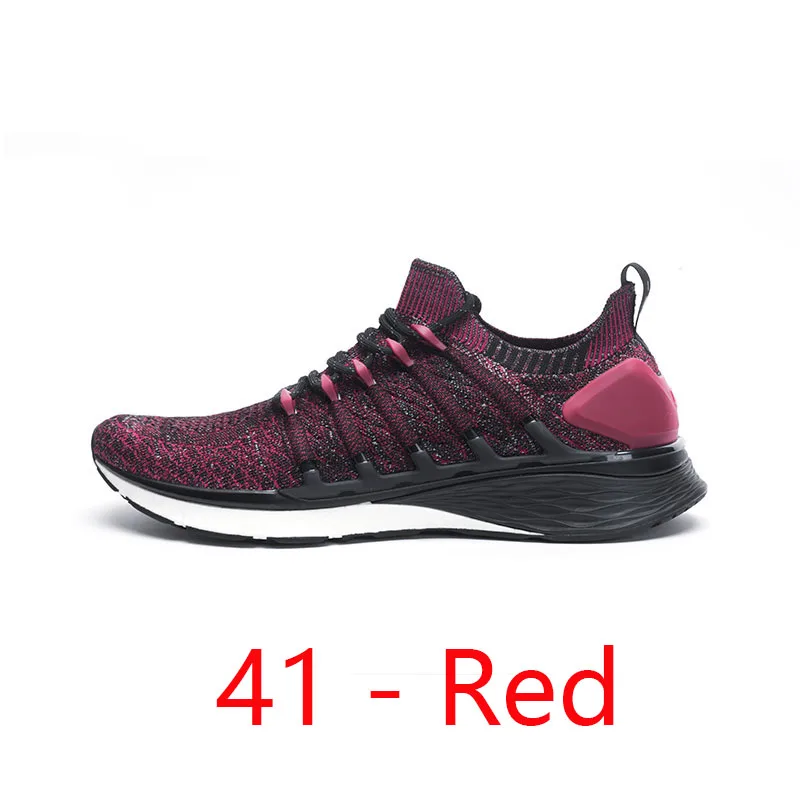 red 41 Новые Xiaomi Mijia кроссовки 3 мужские уличные спортивные Uni-moulding 3D Fishbone замок система Вязание верхние мужские кроссовки - Цвет: red 41