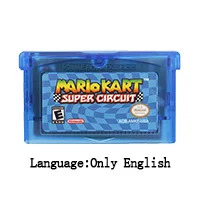 US 32 бит видеоигры картридж Консоли Карты Mari серии США/ЕС Версия для nintendo GBA - Color: US