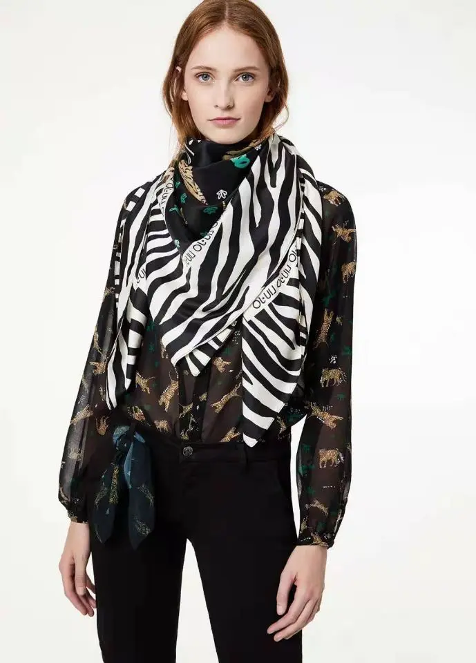 Итальянские женские шарфы Liu, высококачественные летние шарфы шарф(1 - Цвет: 103
