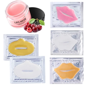 

Crystal Lip Gel Mask Patch Hydrating Repair Remove Lines Blemishes Lighten Lip Line Collagen Lip Mask Lip Color To Moisturize