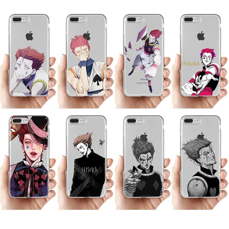 Hisoka Anime Hunter X hunter Phone Case for iPhone 8 7 6 6s Plus X xr Xs 11 pro max 5s se silicone Fundas Clear Cover Boy Cases Hisoka Anime Hunter X hunter Phone Case for iPhone 8 7 6 6s Plus X xr Xs 11 pro max 5s se silicone Fundas Clear Cover Boy Cases