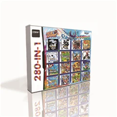 

280 in 1 Hot Game Cartridge For DS 2DS 3DS Game Console with Pokemoned Black White HeartGold SoulSilver Platinum Marioed Kart