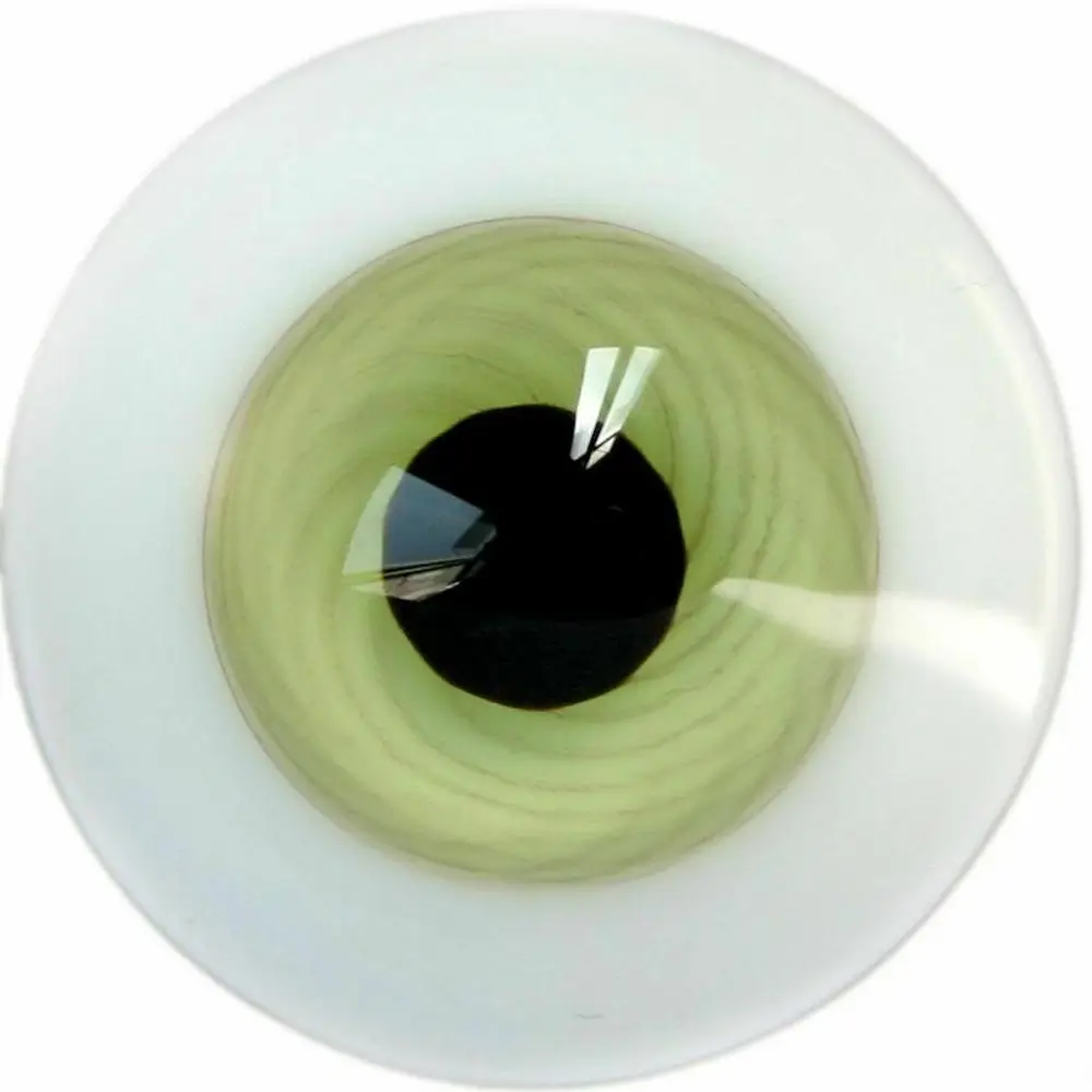 PF Hand Made 8-24mm Green Glass Eyeball BJD Doll Dollfie Reborn Making Crafts