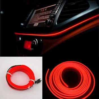 

Atmosphere Car Interior LED Strip light Wire 12V 6.6ft Decoration Replace