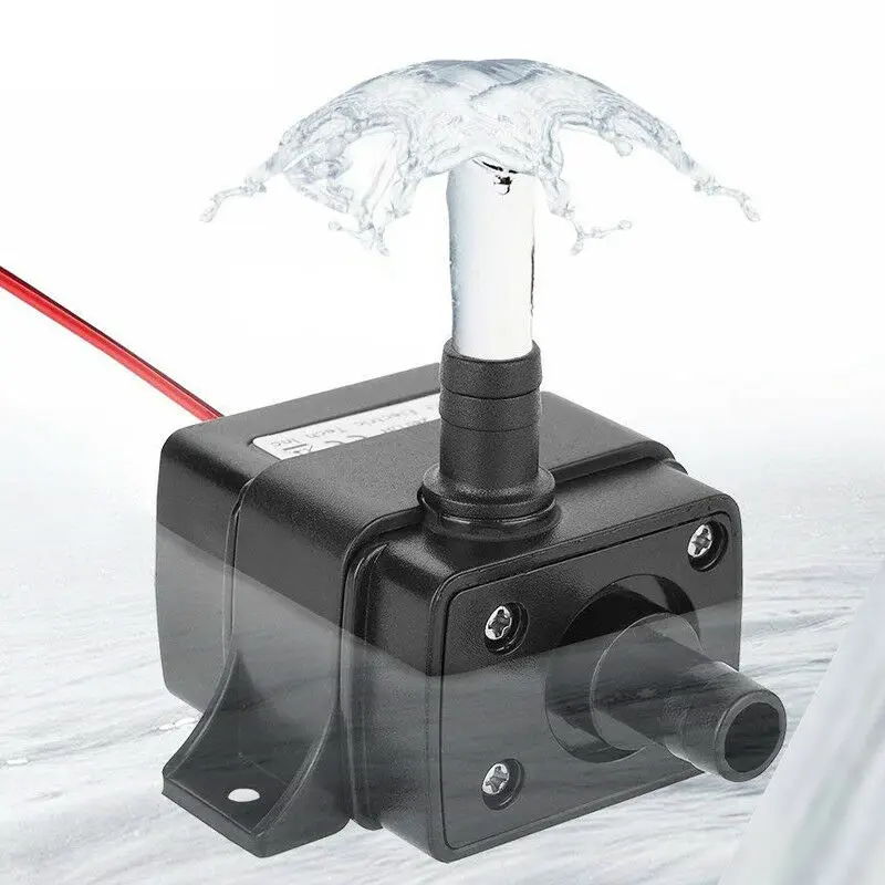 

Ultra Quiet Flow Rate Waterproof Pump Brushless Motor Submersible Pool Water Pump Solar RF/USB