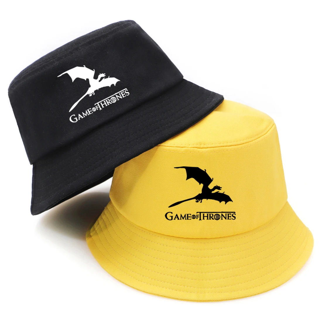 

Game of Thrones Outdoor Man's Bucket Hats Hip Hop Sunscreen Fishing Hunting Hat Autumn Panama Foldable Casual Sombrero Pescador