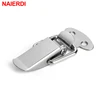 4PC NAIERDI-J105 Cabinet Box Locks Spring Loaded Latch Catch Toggle 27*63 Iron Hasps For Sliding Door Window Furniture Hardware ► Photo 1/6