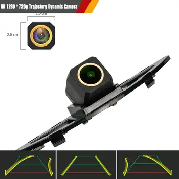 

HD 1280x720p Golden Camera Rear View Backup Camera Trajectory Dynamic Parking Line for Toyota GT86 FT 86 Subaru BRZ 2012~2018