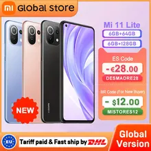 Xiaomi Snapdragon 732G 11-Lite 64GB/128GB 6GB CDMA/LTE/GSM NFC Quick Charge 3.0 Octa Core