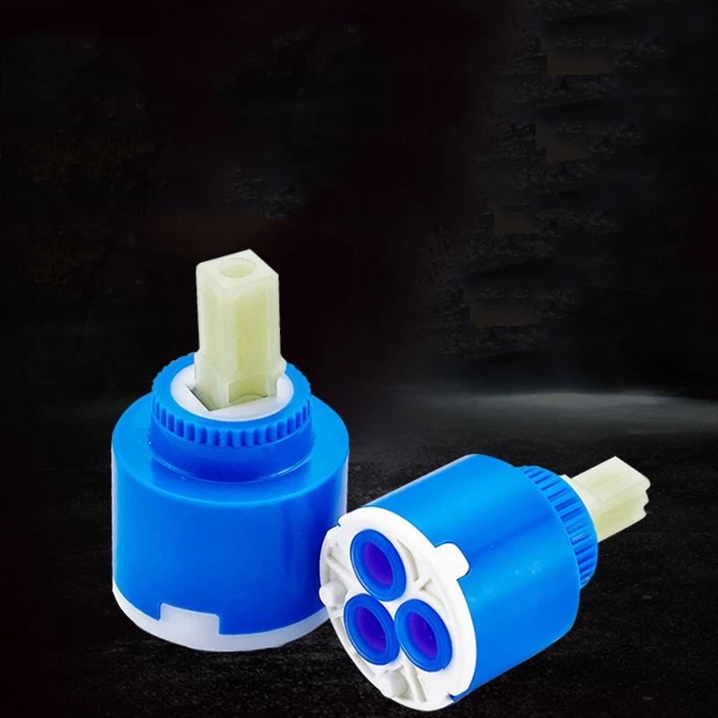 35mm 40mm Blue Bothroom/Basin/Kitchen Faucet Valve Ceramic Cartridge Valve Mixer Tap Repalce Accessories Faucet Replace Part Faucet Valve Faucet Cartridge