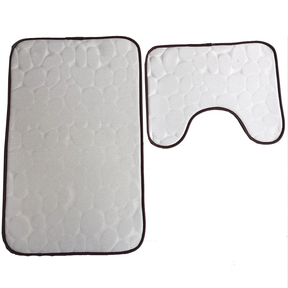 Toilet Seat 1Sets 2PCS Pad+U Pad туалет Non-Slip Suction Grip Bath Mat Bathroom Kitchen Carpet Doormats Decor для унитаза коврик