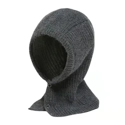 Hat Women Winter Earflap Knit Cap Autumn Warm Outdoors Accessory