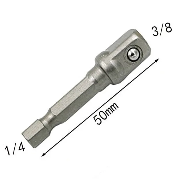 1pc 3 8 Хром-ванадиевая сталь адаптер с шестигранным хвостовиком 1/" 3/8" 1/" сверла - Цвет: 1pc 3 8