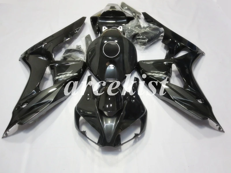 Литьевая Форма ABS мотоцикл Полный обтекатели комплект подходит для CBR1000RR 06 07 CBR1000RR CBR1000 2006 2007 набор кузова черный серый