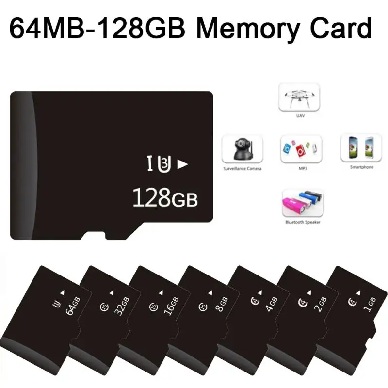 Ultra Micro SD карта памяти 128 ГБ 32 64 256 16 8 4 Гб 1 | Электроника