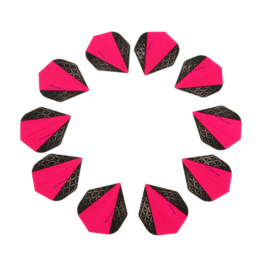10Pcs Standard Shape Flights PET Extra Tough Thick Tail Accessories Dart Flights 10Pcs Standard Shape Flights PET Extra Tough Thick Tail Accessories Dart Flights