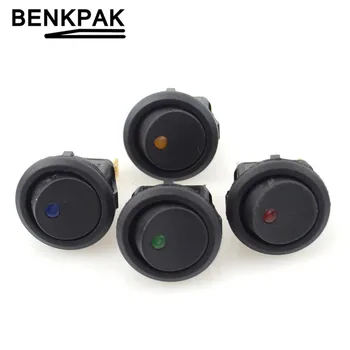 

100pcs 12V LED Illuminated Car Power Rocker Switch 20A