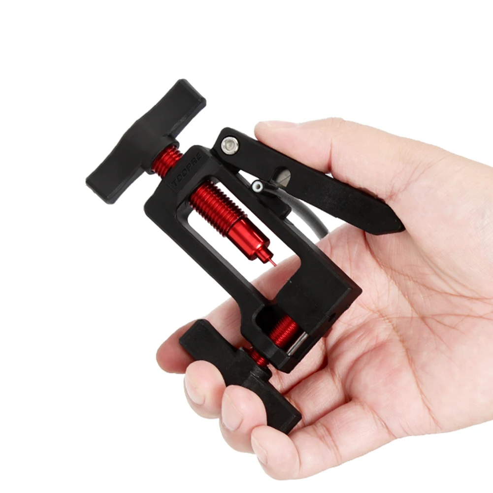 2 in 1 Aluminum Bicycle Needle Tool Driver Hydraulic Disc Brake Hose Cutter Connector Insert Install Tool afbeelding