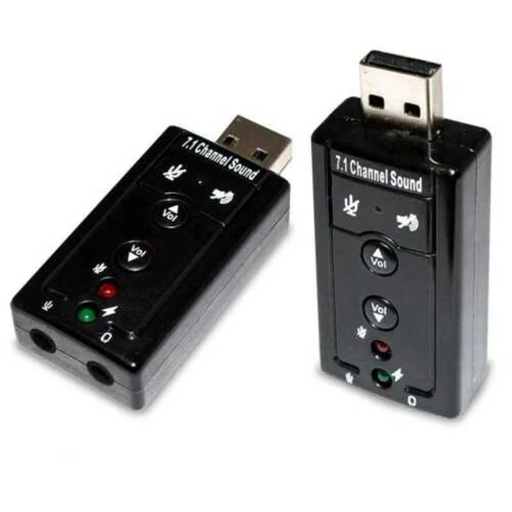 7,1 Внешняя USB звуковая карта USB к разъему 3,5 мм аудио адаптер для наушников микрофонная Звуковая карта для Mac Win Compter Android Linux