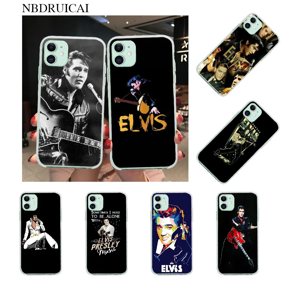 NBDRUICAI Elvis presley Singer Роскошный Уникальный Дизайн чехол для телефона iPhone 11 pro XS MAX 8 7 6 6S